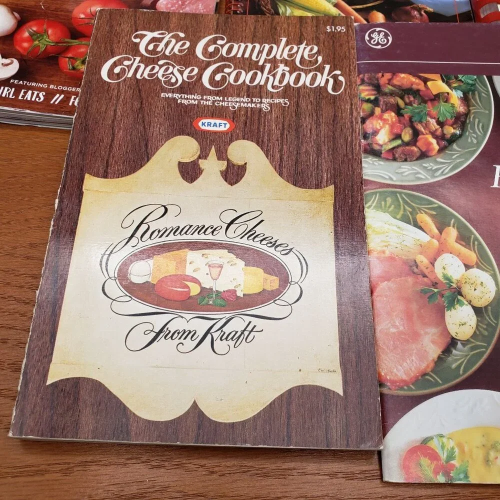 Vintage Cookbook Lot Pennsylvania Dutch Kraft Cheese GE Slow Cooker Salads